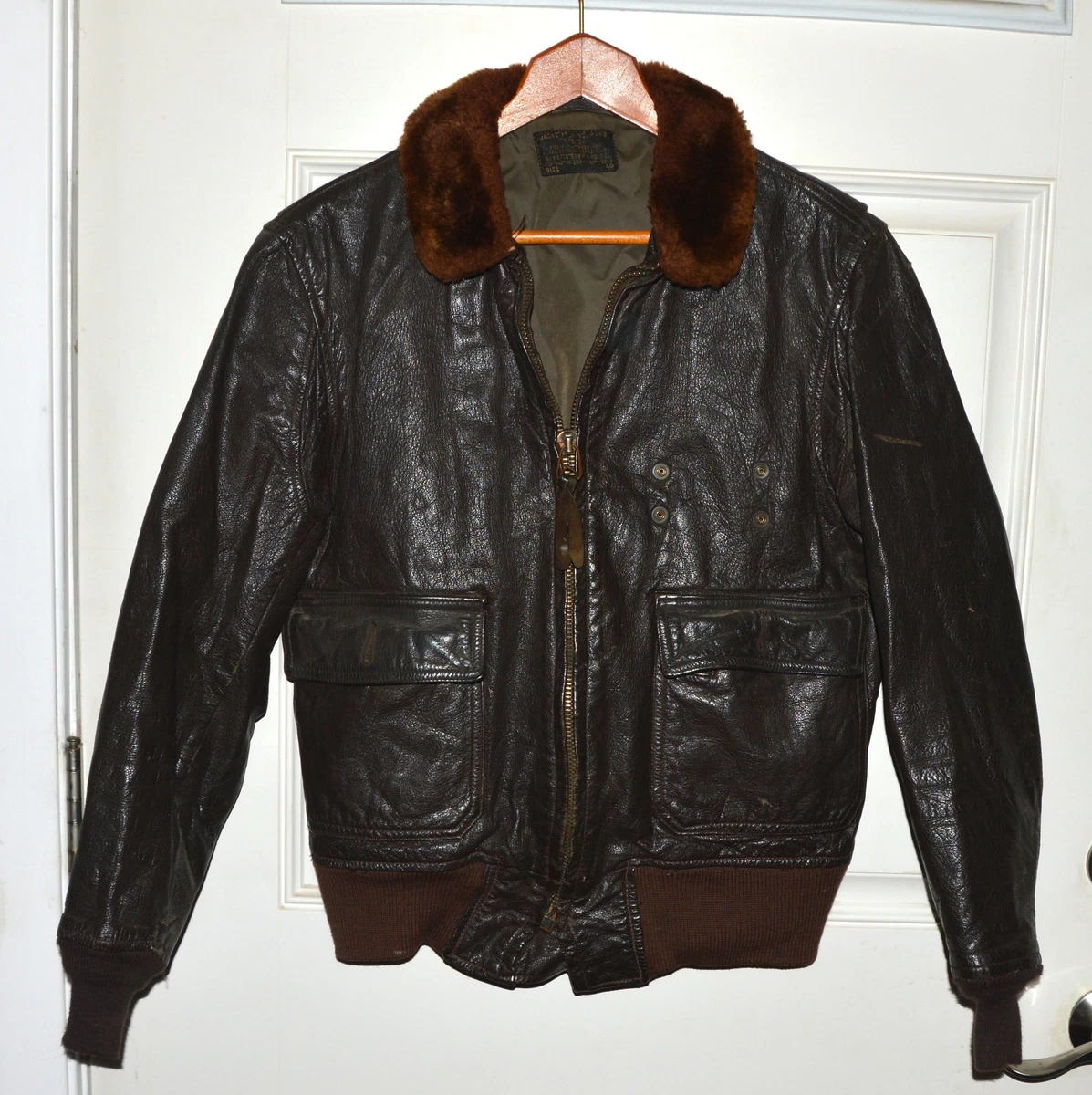 ジャケット・アウター 00s vintage g1 flight jacket black y2k Navy G1 Flight Jacket In Vintage Outerwear Coats & Jackets For Men