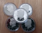 2021-S SILVER KENNEDY .999 Proof + (2) 2014-s SILVER AND (2) 2015-s SILVER PROOF