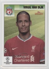 2020-21 Topps Merlin's Heritage 95 UCL Virgil Van Dijk #027 0s28