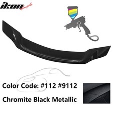 Fits 08-14 Benz W204 C-Class R Style Trunk Spoiler #112 Chromite Black Metallic