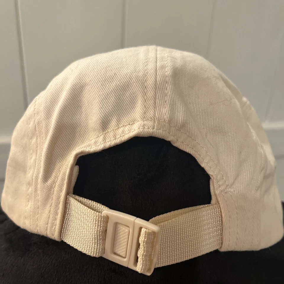 Gorra de béisbol Madewell para mujer de lona de algodón de cinco paneles marfil talla única  Foto 3 de 4