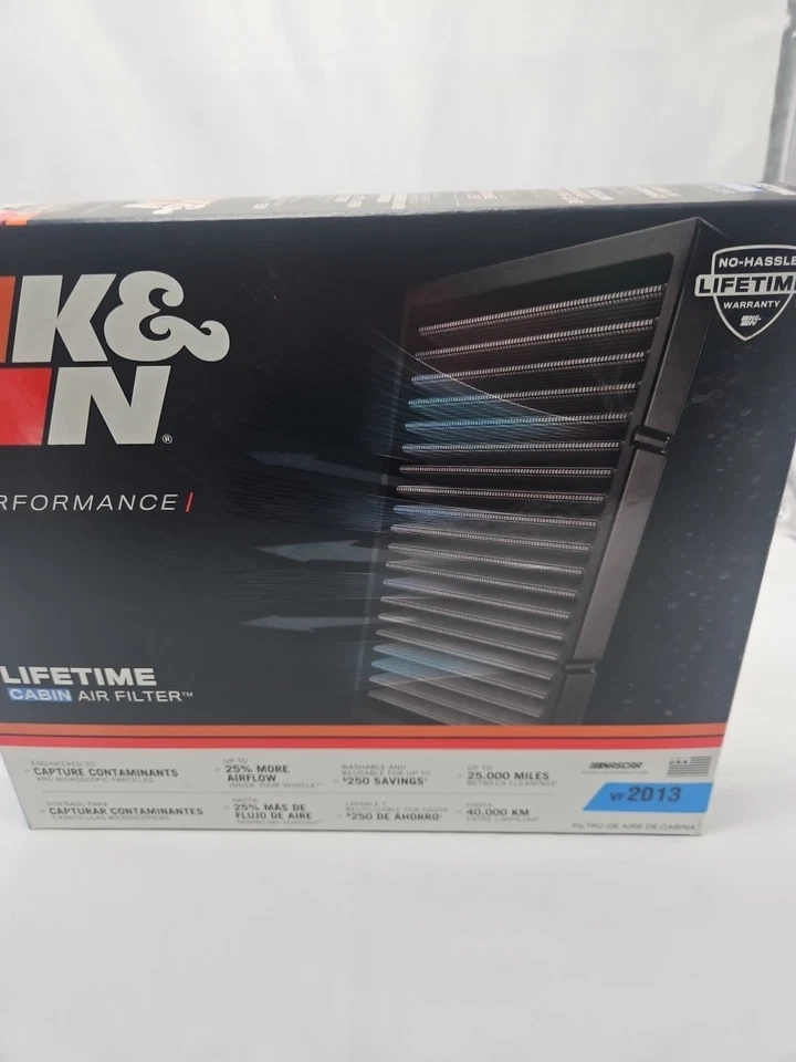 Filtro de ar de cabine K&N VF2013 - Projetado para Dodge/Jeep/Chrysler 2007-2019 selecionado - Imagem 4 de 4