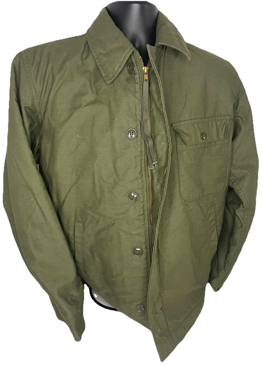 1981 US MILITARY GREEN M65 COLD WEATHER COAT DLA 100-81-C-3092