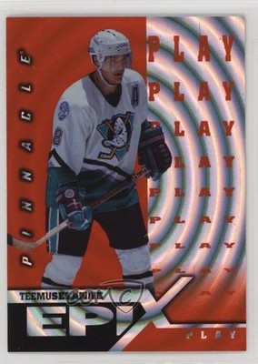 1997-98 Pinnacle Epix Orange Play Teemu Selanne #E15 HOF 00hi