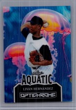Livan Hernandez 2025 Leaf Optichrome Baseball 1/1 Pre Production Proof