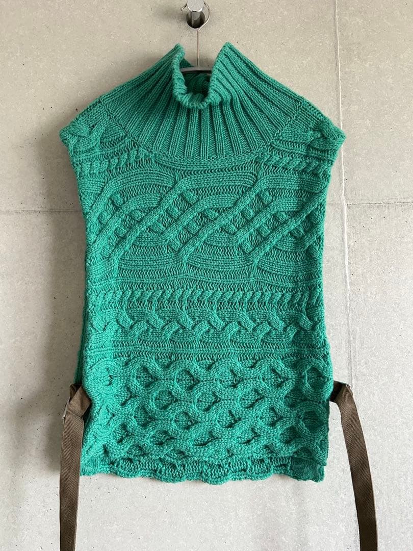Sacai Cable Knit Vest Women's Free Size Used Excellent Condition
