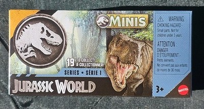    Rare New Mattel   Jurassic World Dino Minis Series 1 Toy Figure Sealed 