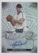 2021 Leaf Metal Draft Future Stars Silver Mojo Ryan Cusick #FS-RC1 Auto 00gy