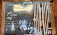 Fairyland 2 Window Panels Microfiber Camel Color New In Package