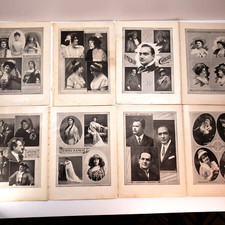 Antique Book Pages Pack for Scrapbooking Junk Journal Edwardian Era Singers