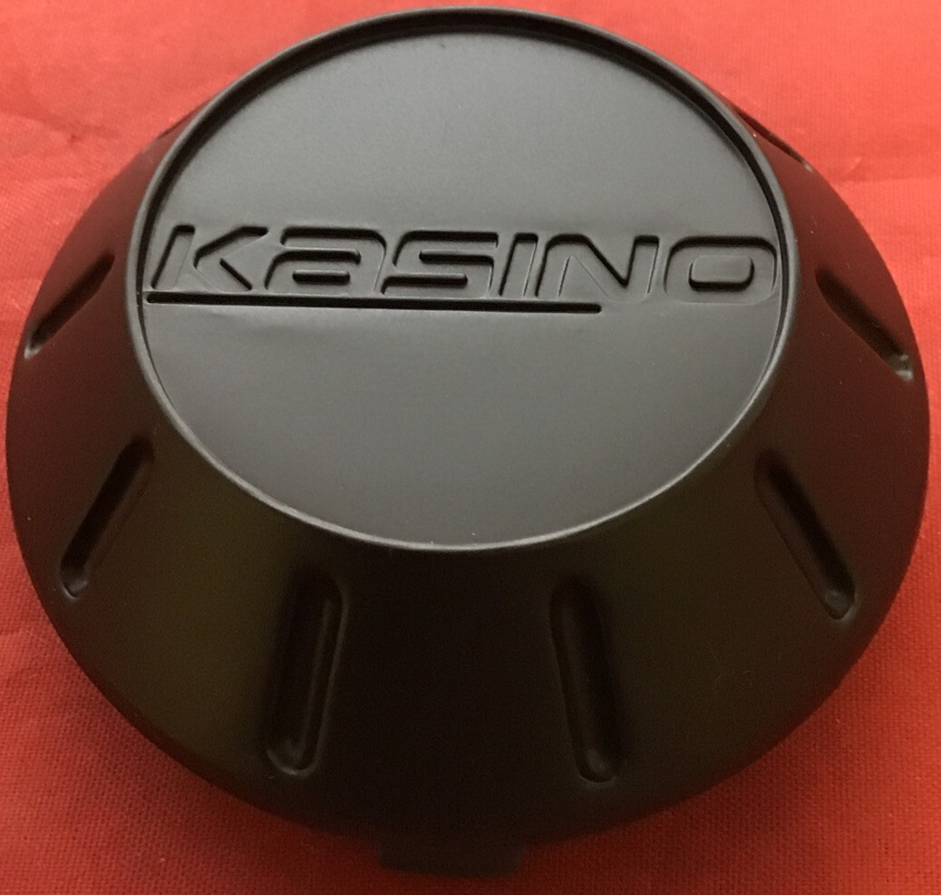 ONE NEW FLAT BLACK KASINO CENTERCAP PD-CAP71-P1035/LG1010-66 11469