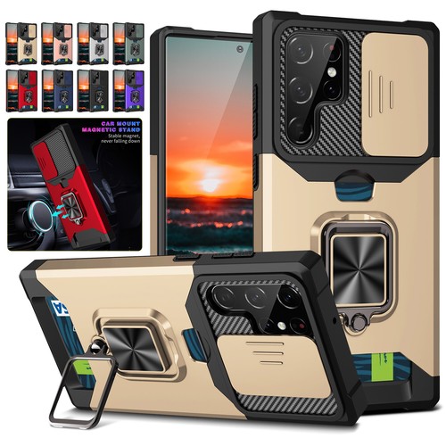 Funda para cámara con anillo deslizable a prueba de golpes para Samsung Galaxy A14 A34 A54 5G A13 A52 A42 - Imagen 11 de 20