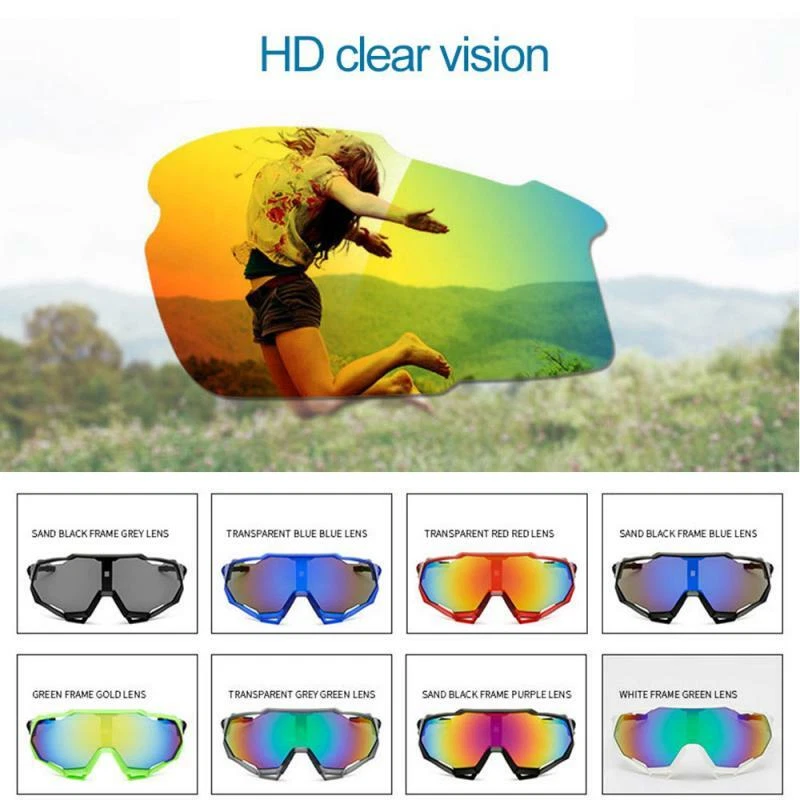 Cycling Glasses Mountain Bicycle UV400 Bike Sunglasses MTB Eyewear Goggles Sport