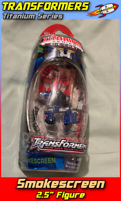 Transformers Titanium Series Smokescreen Die-Cast Metall & Kunststoff Figur Neu