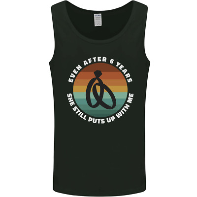6 Jahre Hochzeitstag 6. Hochzeit Herren Trägershirt Tanktop