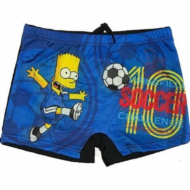 MAILLOT DE BAIN BART THE SIMPSON bleu  pour enfant / garçon - Photo 1/1