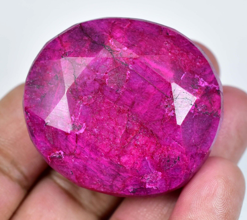 334.50 CT Natural HUGE Red Ruby Certified Museum Grade Round Loose Gemstone - 第 2/6 張圖片