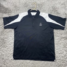 Under Armour Men  s XL Black White Performance Golf Polo Shirt