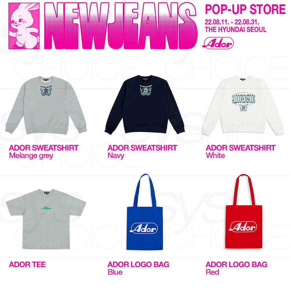 NEWJEANS ADOR POP-UP Store ADOR Official MD + Tracking Number