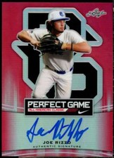 Joe Rizzo Card 2015 Leaf Metal Draft Perfect Game Prismatic Red #BAJR1 