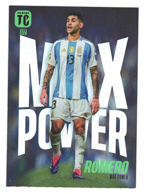 2025 Panini Top Class Argentina Max Power Cristian Romero