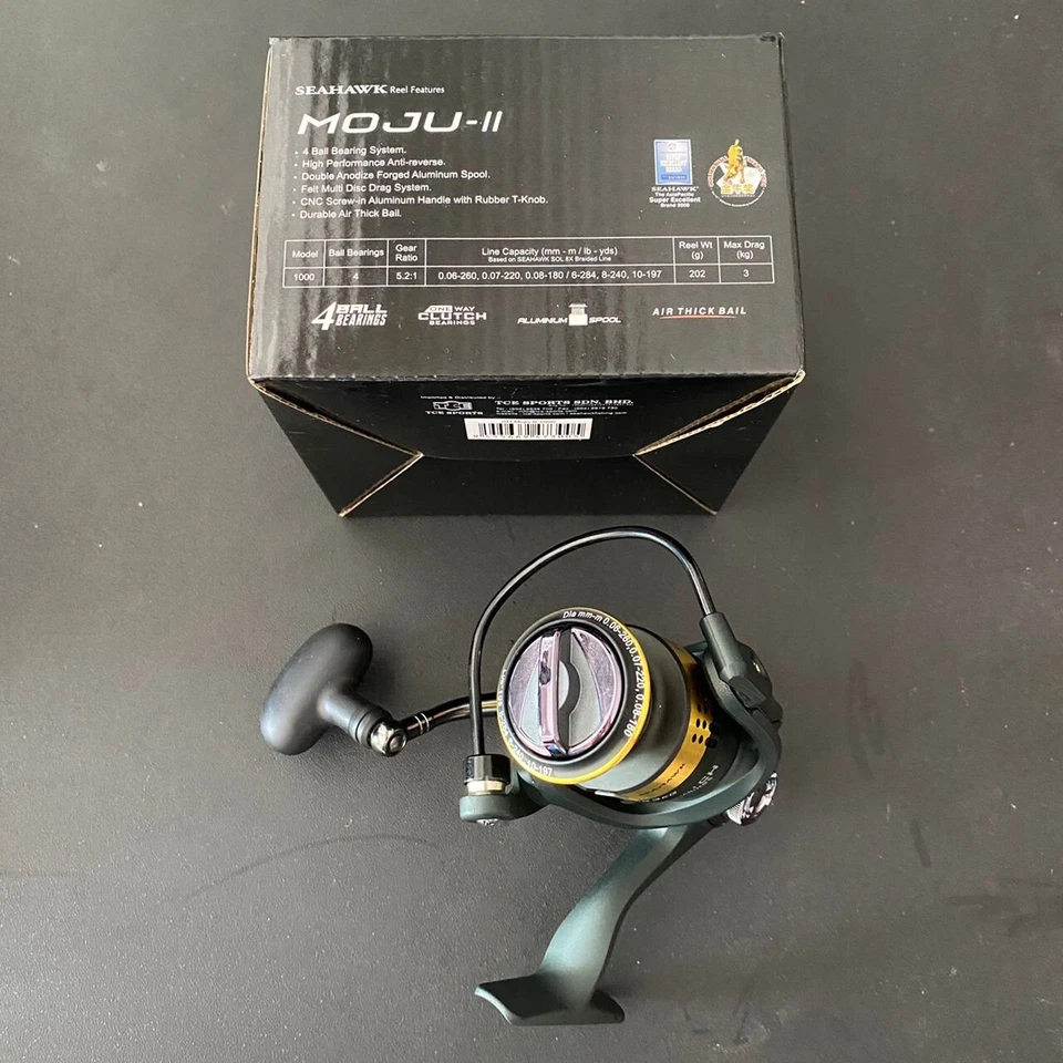 Seahawk Moju II 1000 Spinning Fishing Reel - Image 4 of 4