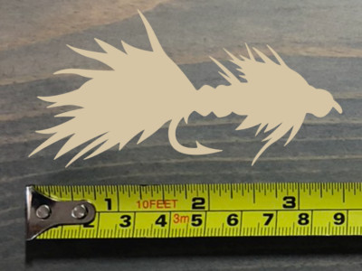 Fly Fishing Sticker Decal 3.5
