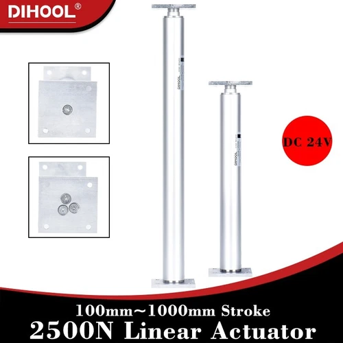 2500N Linear Actuator DC24V 100kg~250kg Load 1000mm Stroke Electric Push Rod