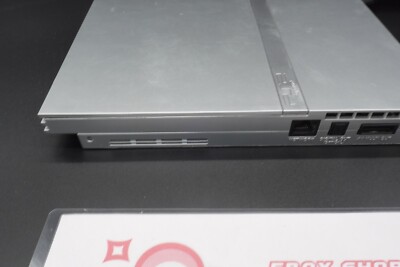Sony PlayStation 2 PS2 Slim SCPH-75000 Silver Game Console Disc