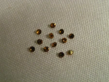 Amber Jewel Rhinestone Lionel 700-167 Scale Caboose Marker Lights & Misc 12 PCS