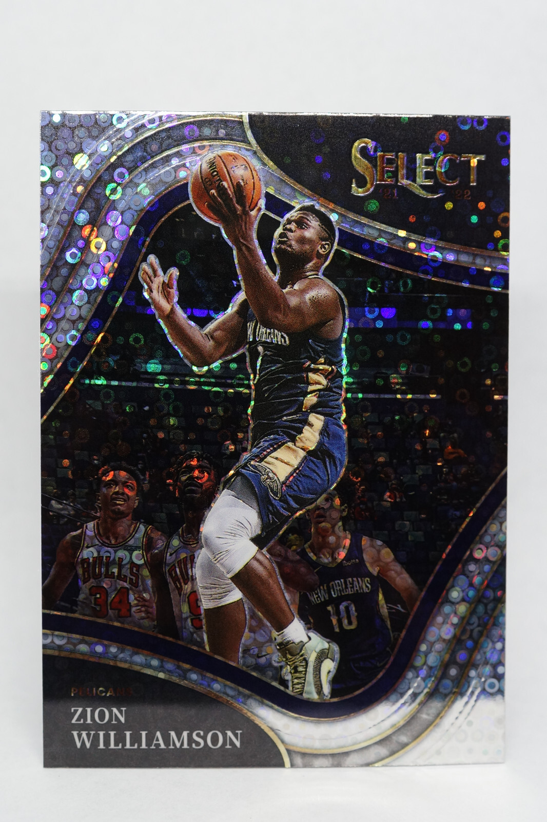 2021-22 NBA Select Courtside Disco Prizm #295 Zion Williamson RARE - INVEST