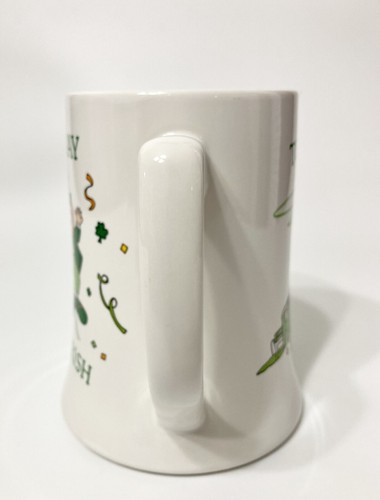 Taza de café café Russ Berrie & Co Today I'm Irish Tomorrow cerveza Hungover taza de 16 oz - Imagen 5 de 7