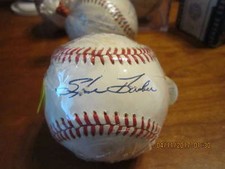 Steve Barber Yankees Signed OAL American league Baseball guaranteed to pass psa/