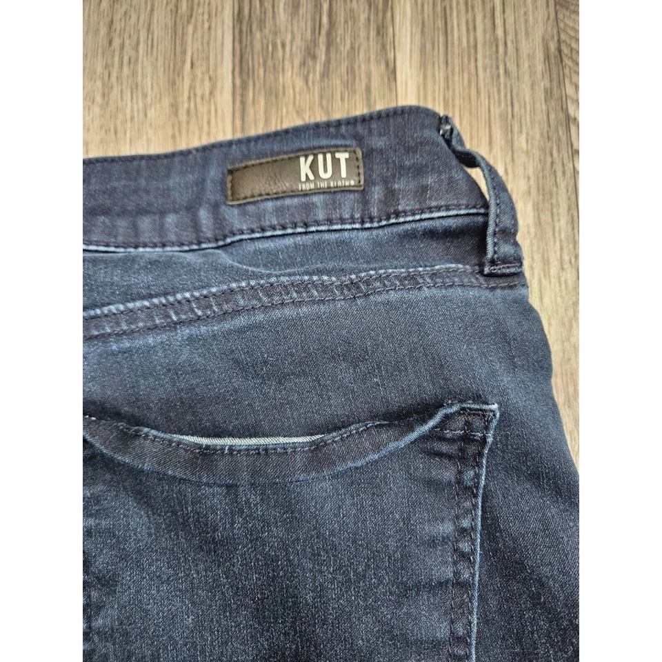 Kut From The Kloth Womens Size 8 Donna High Rise Ankle Skinny Denim Blue Jeans - Image 4 of 4