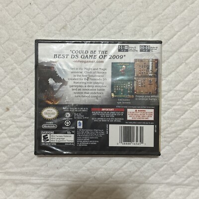 ATS Might & Magic: Clash of Heroes Nintendo DS factory seal