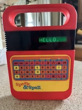 Vintage Speak  Spell Electronic Learning Game 09624 Kahootz Tested Works Great
