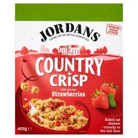 Jordans Country Crisp Strawberry - 400G - Cornflakes Mit Erdbeere X 2 Doppelpack