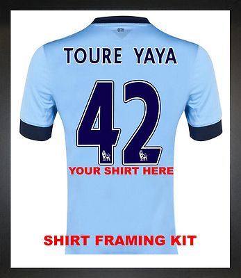 SHIRT FRAME FOR FOOTBALL, RUGBY, DARTS ,SIZE 50cm x 70cm INCLUDES SHIRT  INSERT UK