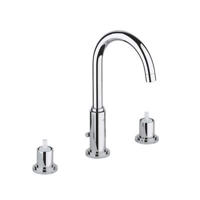 GROHE 2006900A 8'' CHROME 2-HANDLE L-SIZE BATHROOM FAUCET 1.2 GPM/LESS HANDLES