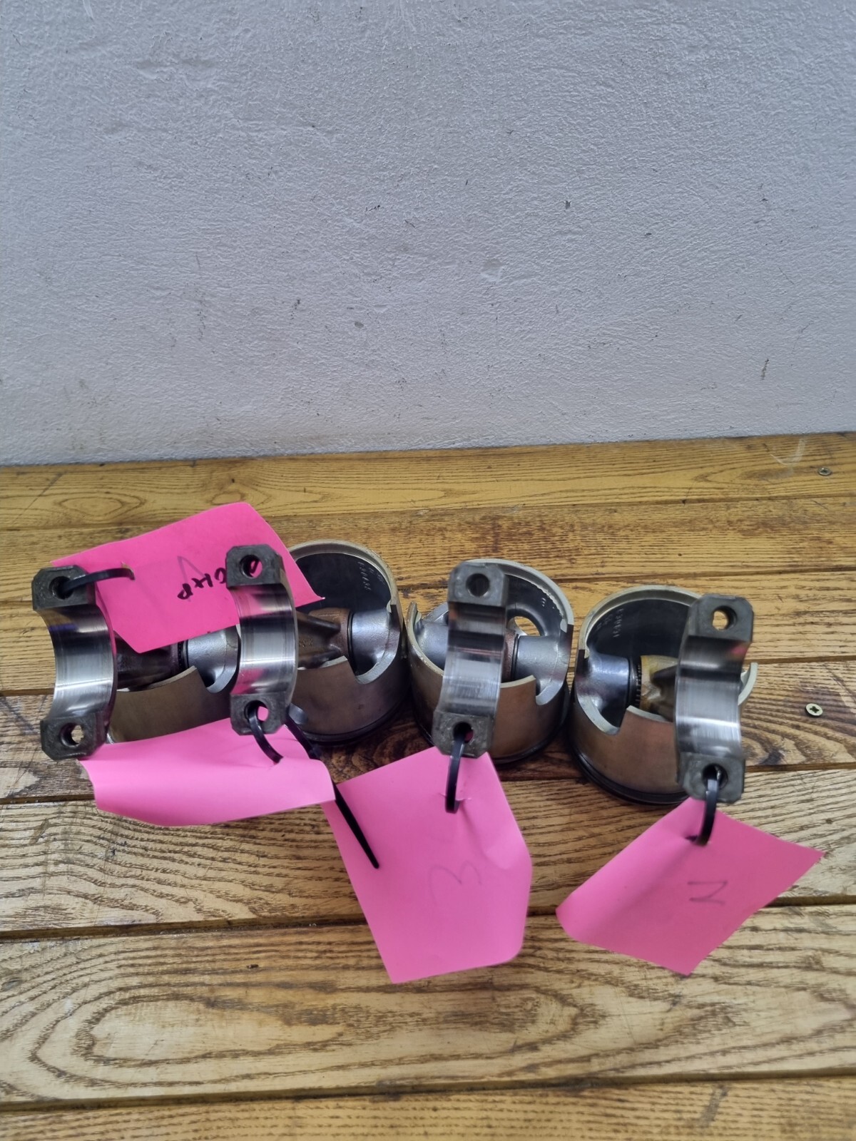 4pcs Mariner 150 HP 2 Stroke V6 Piston And Connecting Rod 6368118