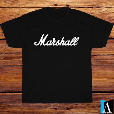 New Shirt Marshall Amplification Music Logo Black/Grey/Navy/W T-Shirt Size S-5XL