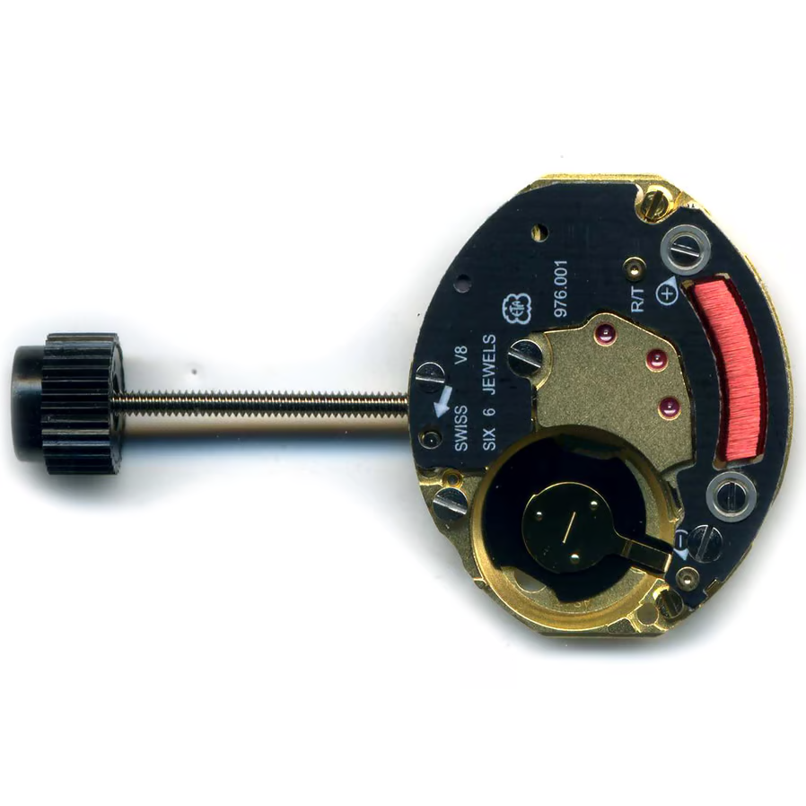 ETA F06.115 Quarzo Movimento Orologio 3 Mano 6 O'Orologio Data (Nuovo