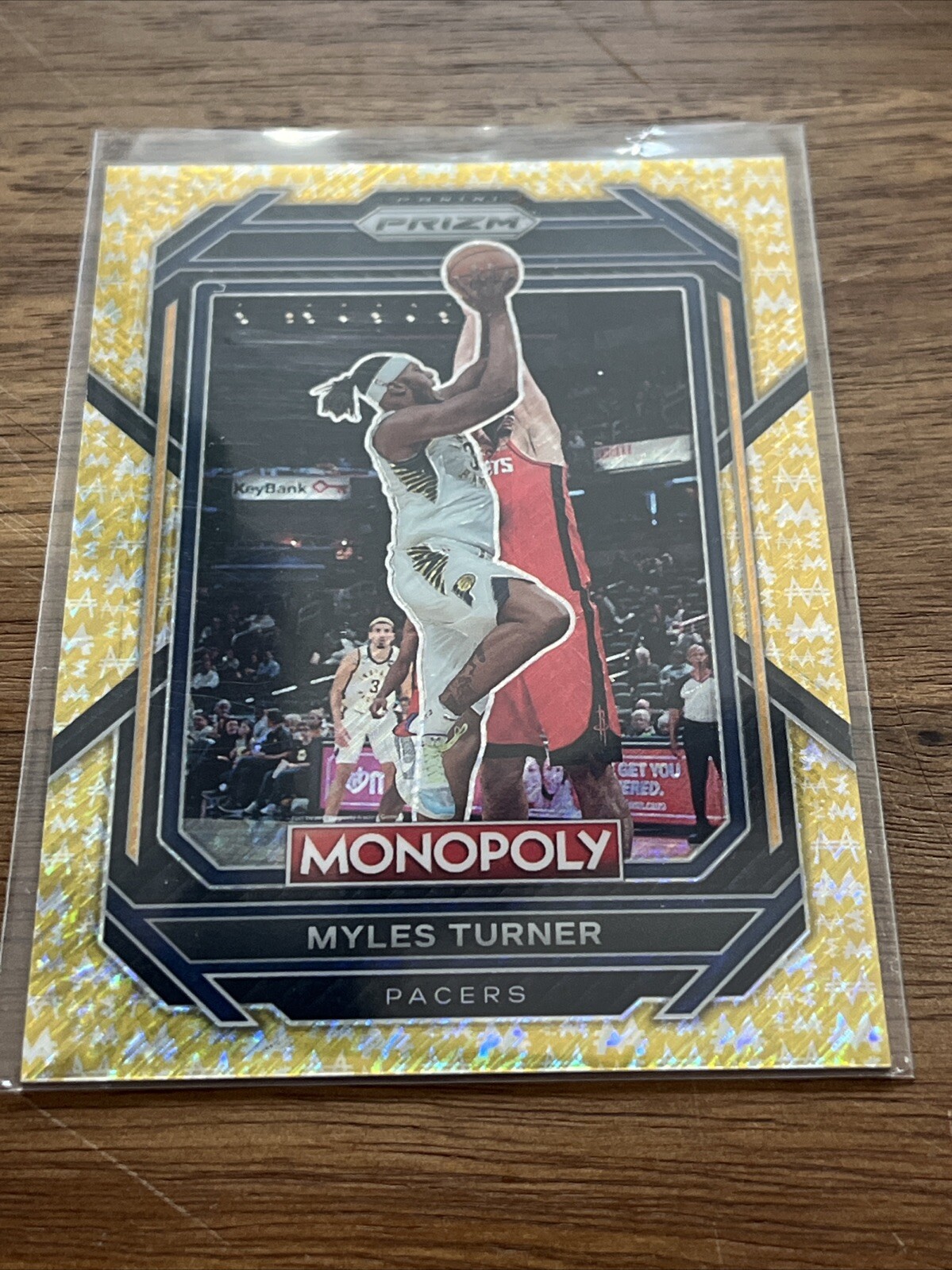 2022-23 Panini Prizm - Myles Turner - Monopoly Gold Money Shimmer Prizm /500