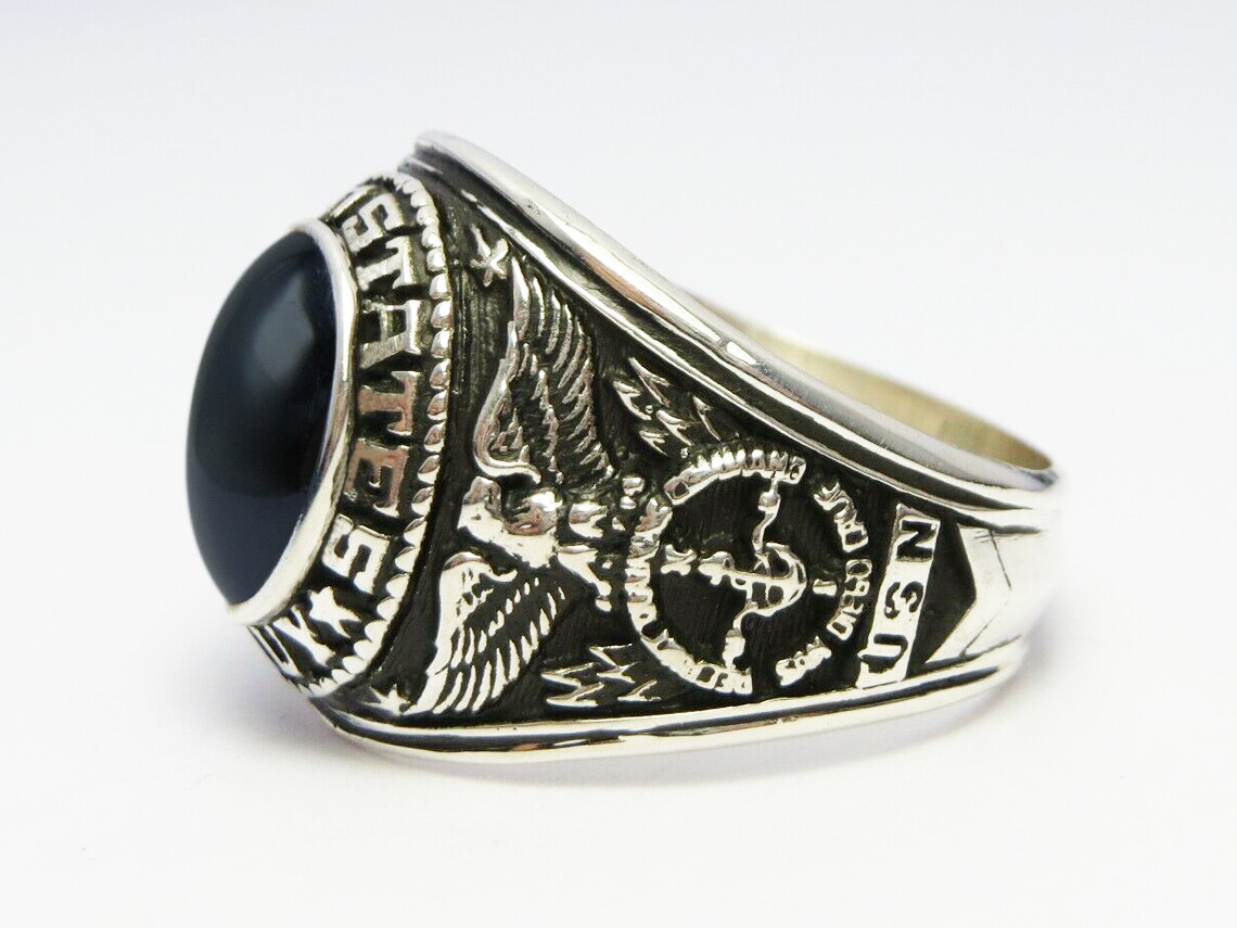 SILVER 925 , RING ,US NAVY , UNITED STATES , USA , USN SILVER 925 , RING ,US NAVY , UNITED STATES , USA , USN