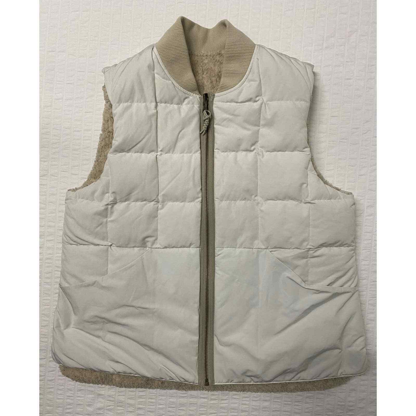 REI Womens Reversible Down Vest Large Gem