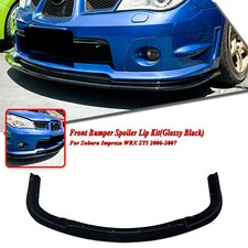 Frontstoßstange Splitter Lippe Kit Für Subaru Impreza WRX STI 2006-2007 Schwarz