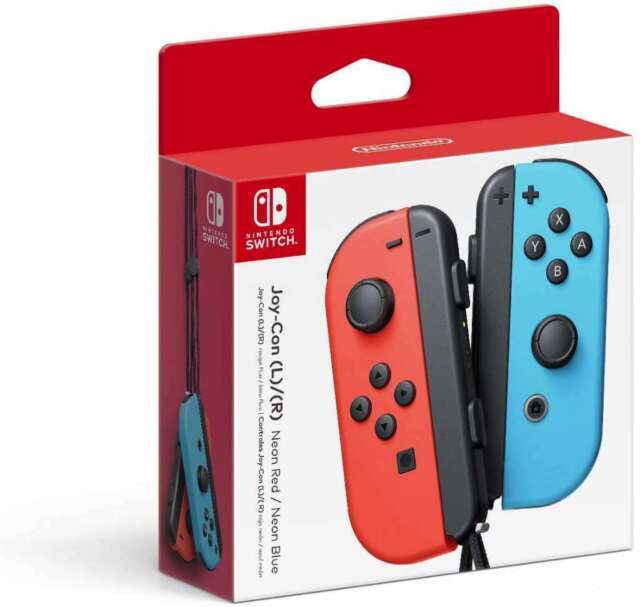 Nintendo Joy Con Controller Neon Blue Neon Red Hacajaeaa For Sale Online Ebay