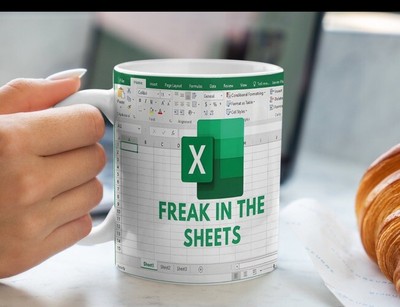 Freak In The Sheets - Excel Spreadsheet Lover Worker Gift Idea Coffee Mug 11oz