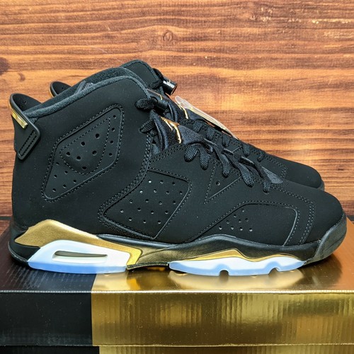 Nike Air Jordan 6 Retro DMP Defining Moments GS 5.5Y Women's 7 Black Gold  shoes | eBay