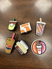 Croc Jibbitz Silicon Food And Drinks lot of 6 201